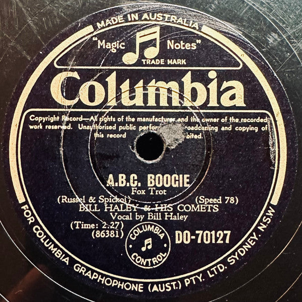 Bill Haley And His Comets, Bill Haley & His Comets* : Shake, Rattle And Roll / A.B.C. Boogie (Shellac, 10")