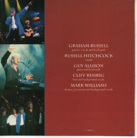 Air Supply : Greatest Hits Live... Now And Forever (CD, Album)