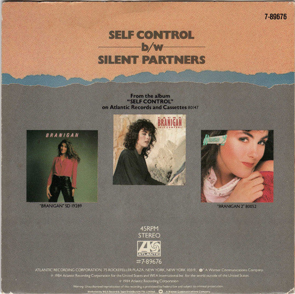 Laura Branigan : Self Control (7", Single)