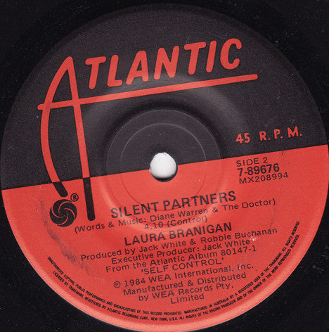 Laura Branigan : Self Control (7", Single)