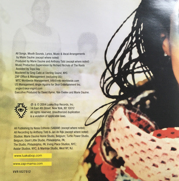 Zap Mama : Ancestry In Progress (CD, Album)