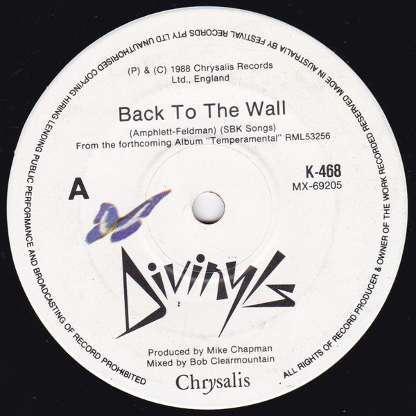 Divinyls : Back To The Wall (7", Single)