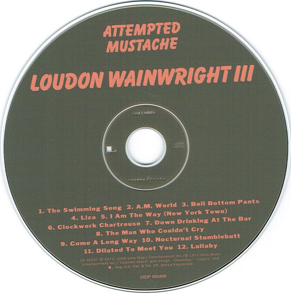 Loudon Wainwright III : Attempted Mustache (CD, RE, RM)