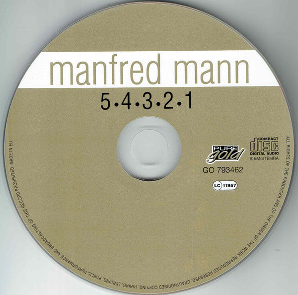 Manfred Mann : 5 - 4 - 3 - 2 - 1 (CD, Comp)
