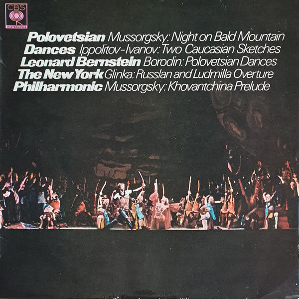 Mussorgsky* / Ippolitov-Ivanov* / Borodin* / Glinka* - Leonard Bernstein, New York Philharmonic : Polovetsian Dances (LP, Album, Mono)