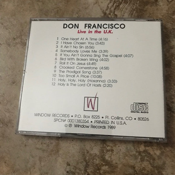 Don Francisco (2) : Live In The UK (CD, Album)