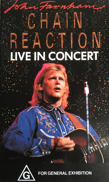 John Farnham : Chain Reaction: Live In Concert (VHS, PAL)
