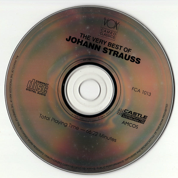 Johann Strauss* : The Very Best Of Johann Strauss (CD, Comp)