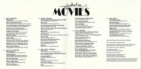 Paul Brooks (2) : Hooked On Movies (50 Non-Stop Great Movie Themes) (CD, Comp)