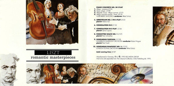 Liszt* : Romantic Masterpieces (CD, Comp)