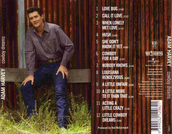 Adam Harvey : Cowboy Dreams (CD, Album)