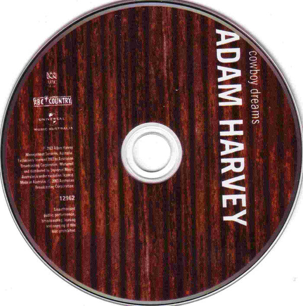 Adam Harvey : Cowboy Dreams (CD, Album)