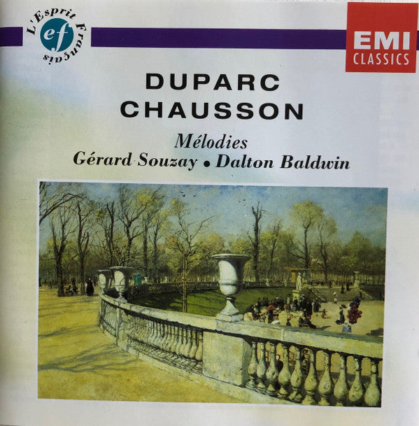 Henri Duparc, Ernest Chausson : Melodies (CD, Comp, RE, RM)