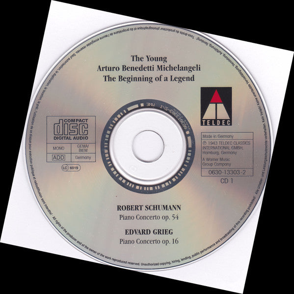 Arturo Benedetti Michelangeli : The Young Arturo Benedetti Michelangeli, The Beginning Of A Legend  (2xCD, Comp, Mono, RM)