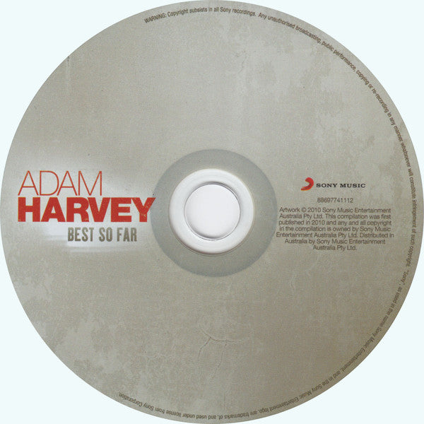 Adam Harvey : Best So Far (CD, Comp)