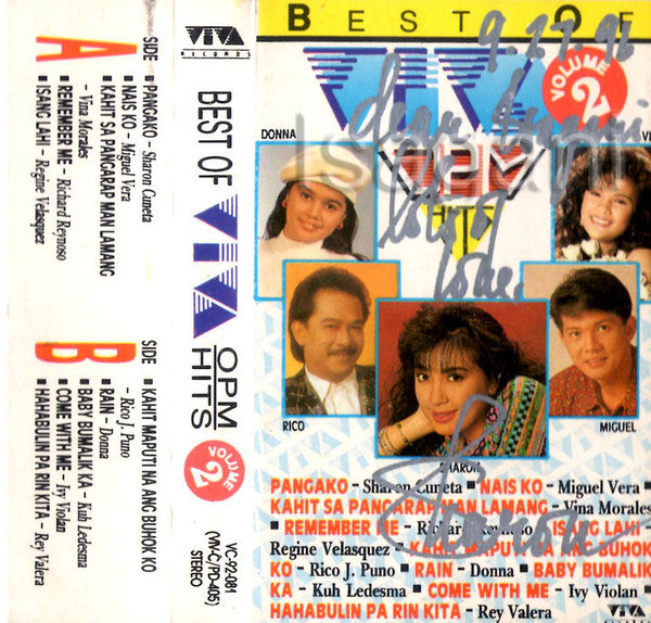 Various : Best of Viva OPM Hits Volume 2 (Cass, Comp)