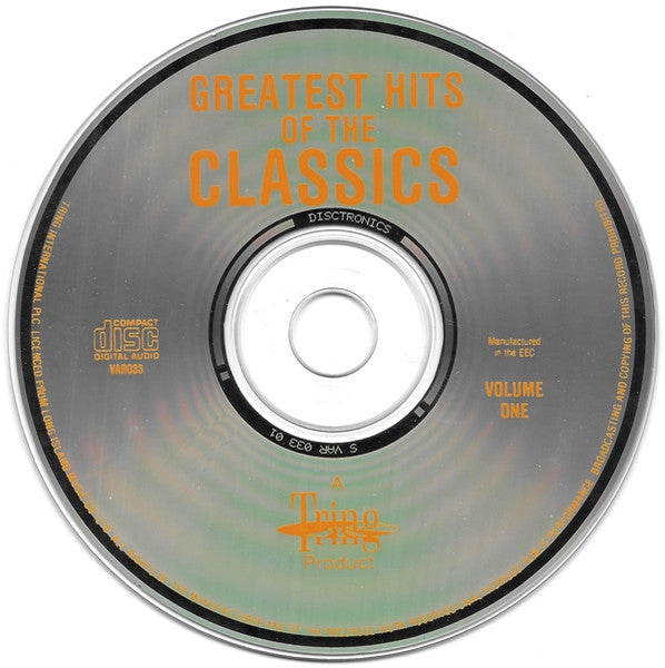 Various : The Greatest Hits Of The Classics Volume 1 (CD, Comp)