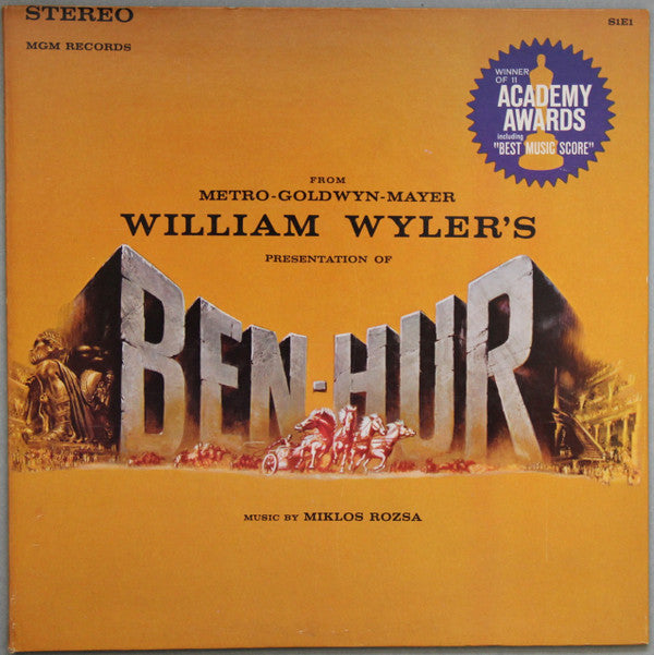 Miklós Rózsa : Ben-Hur (LP, Album, RE, PRC)