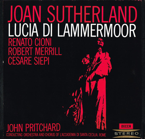 Joan Sutherland, Renato Cioni, Robert Merrill, Cesare Siepi, John Pritchard : Lucia Di Lammermoor (3xLP + Box)