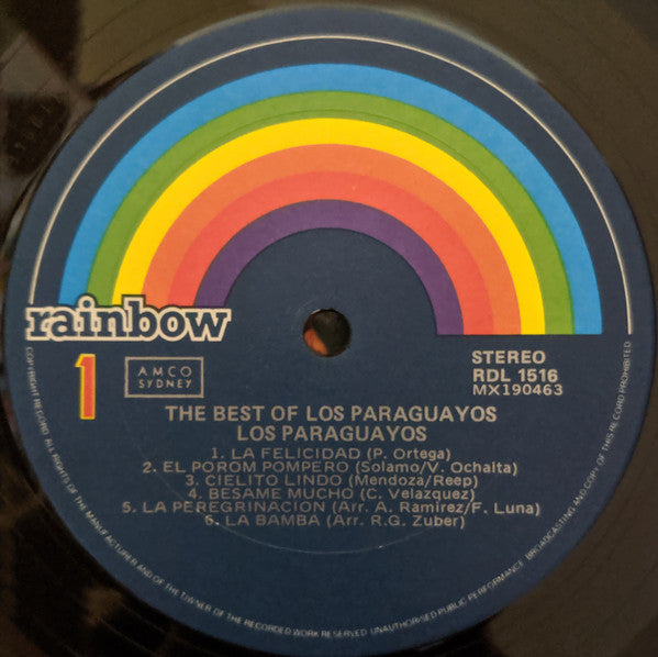 Los Paraguayos* : The Best Of Los Paraguayos (LP, Comp)