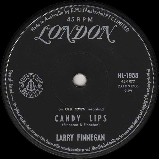 Larry Finnegan : Dear One (7", Single)