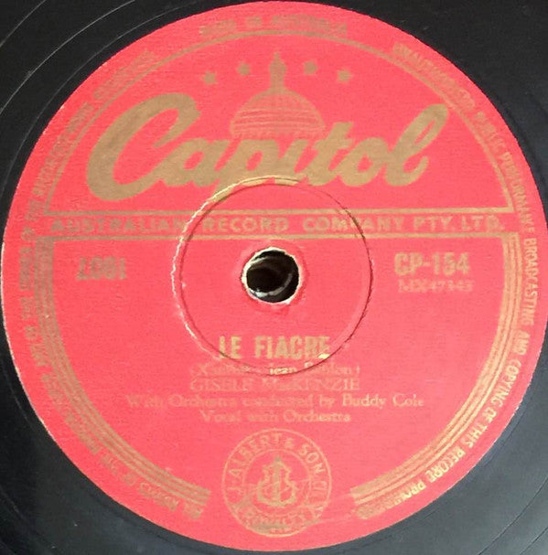 Gisele MacKenzie : Le Fiacre / What'll I Do ? (Shellac, 10")