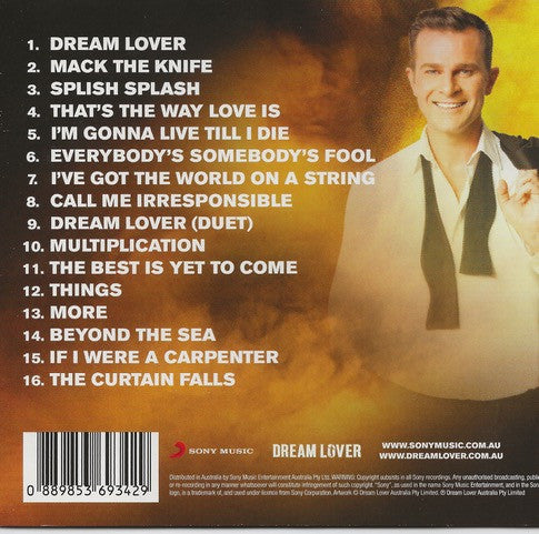 Australian Cast Recording Feat. David Campbell (3) : Dream Lover - The Bobby Darin Musical (CD, Album)