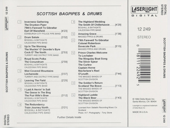 Various : Scottish Bagpipes & Drums (CD, Comp)