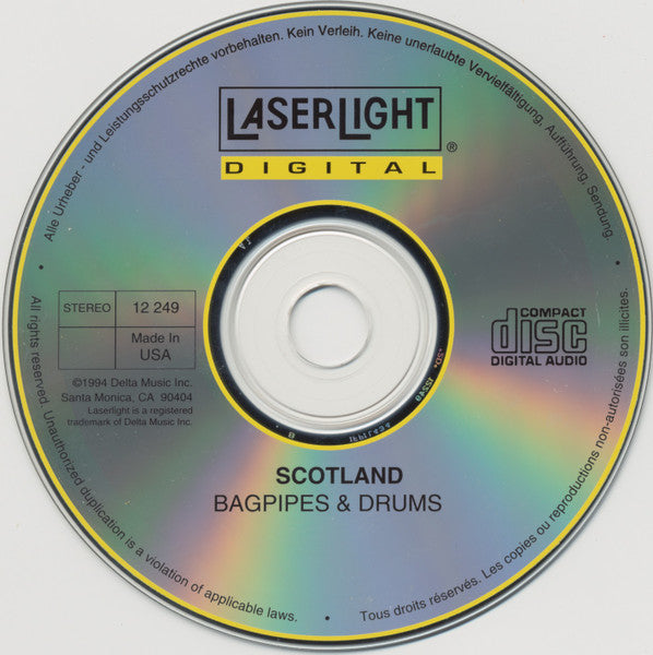 Various : Scottish Bagpipes & Drums (CD, Comp)