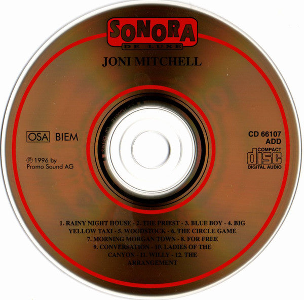 Joni Mitchell : Big Yellow Taxi (CD, Album, RE)