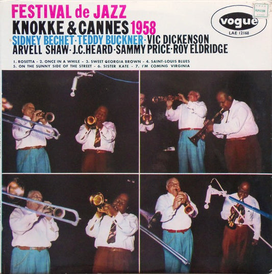 Sidney Bechet, Teddy Buckner : Festival De Jazz Knokke & Cannes 1958 (LP, Album)