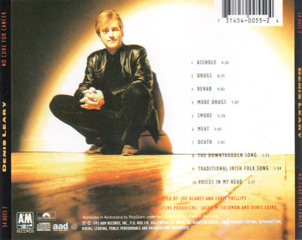 Denis Leary : No Cure For Cancer (CD, Album)