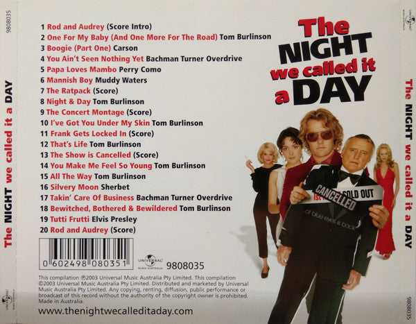 Various : The Night We Called It A Day (CD, Comp)