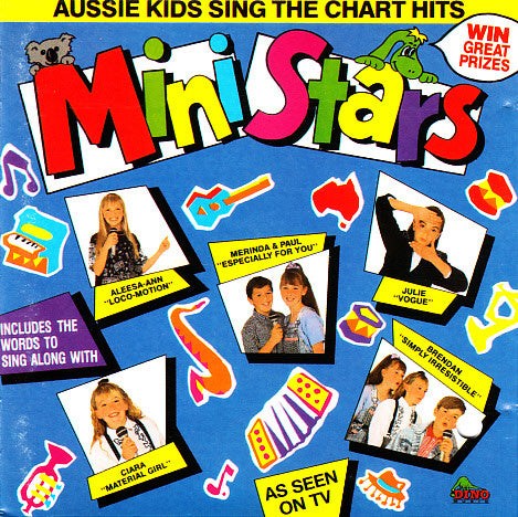 Various : Mini Stars Aussie Kids Sing The Chart Hits (CD, Comp)