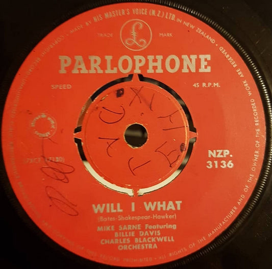 Mike Sarne : Will I What? (7", Single)