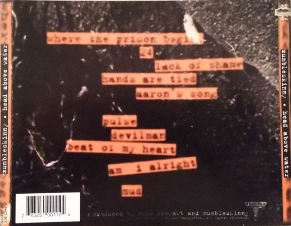 Mumbleskinny : Head Above Water (CD, Album)