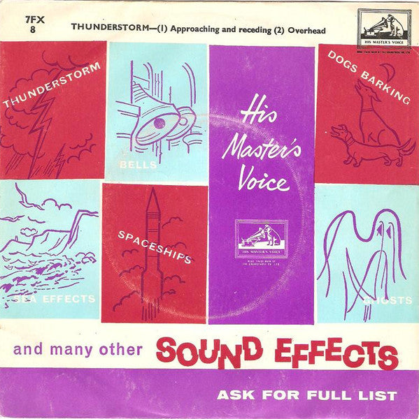 No Artist : Sound Effects - Thunderstorm (7")