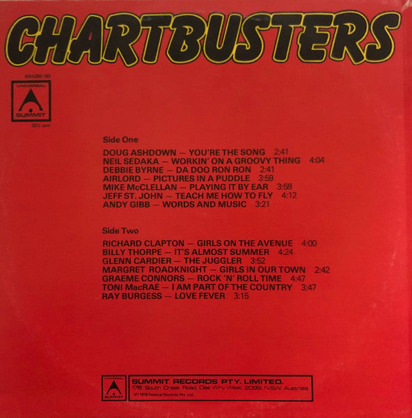 Various : Chartbusters (LP, Comp)