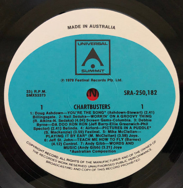 Various : Chartbusters (LP, Comp)