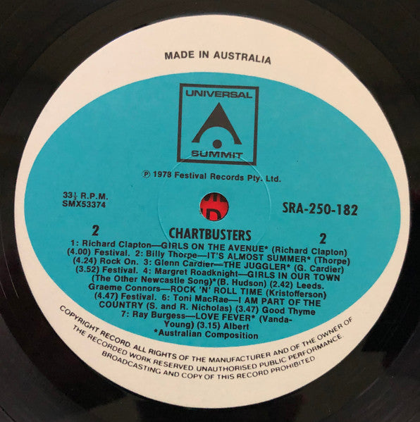 Various : Chartbusters (LP, Comp)