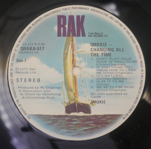 Smokie : Changing All The Time (LP, Album)