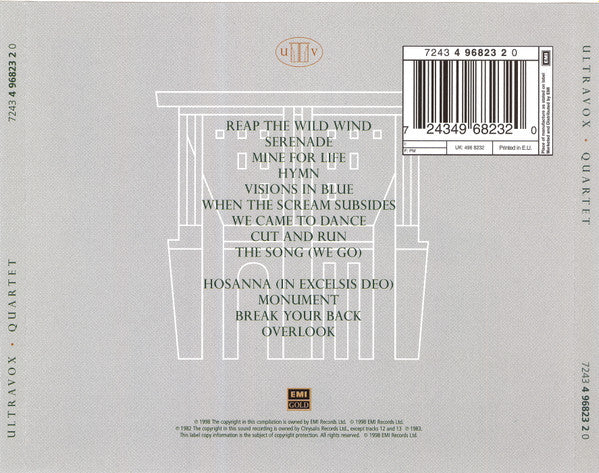 Ultravox : Quartet (CD, Album, RE)