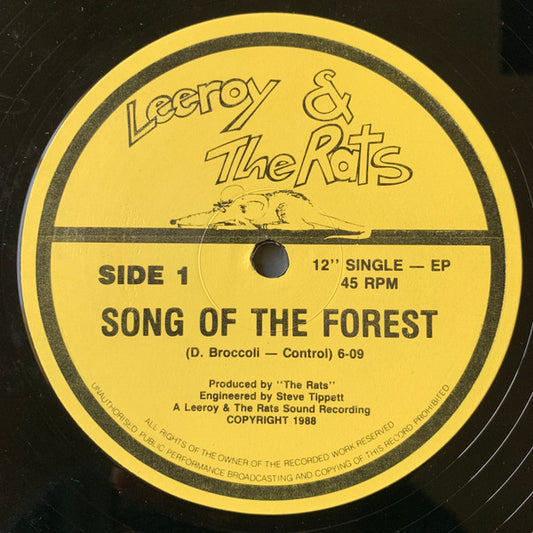 Leeroy & The Rats : Song Of The Forest (12", EP)