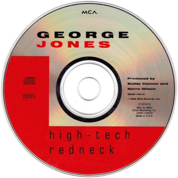 George Jones (2) : High-Tech Redneck (CD, Album, Club)