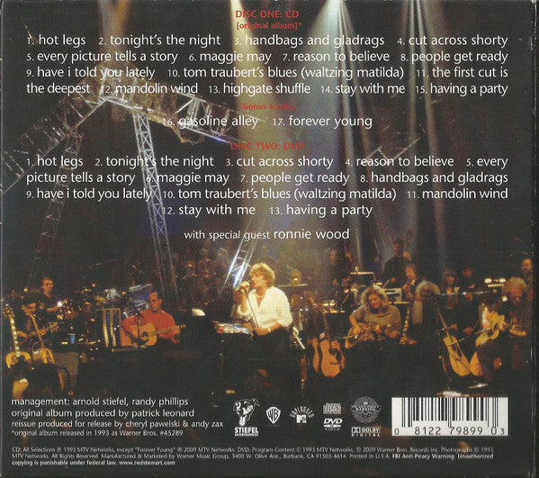 Rod Stewart : Unplugged ...And Seated (CD, Album, RE, Dig + DVD)