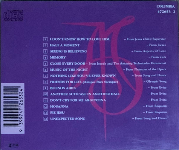 Marina Prior : Aspects of Andrew Lloyd Webber (CD, Comp)