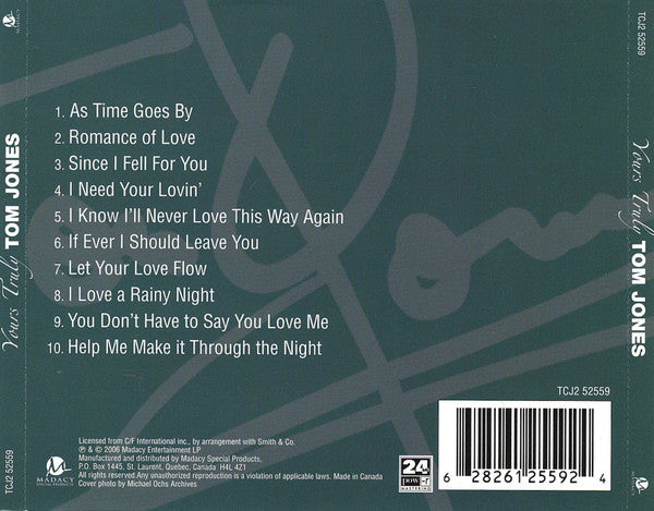 Tom Jones : Yours Truly (Live Recordings) (3xCD, Comp, Tin)