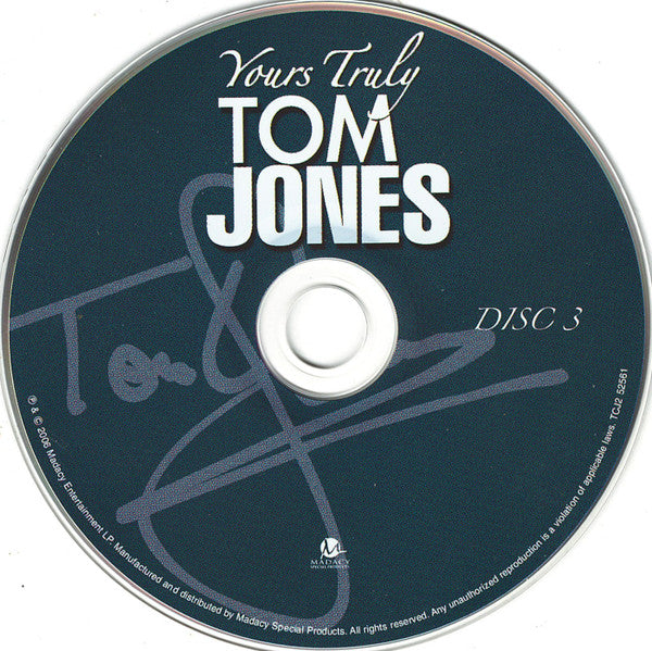 Tom Jones : Yours Truly (Live Recordings) (3xCD, Comp, Tin)