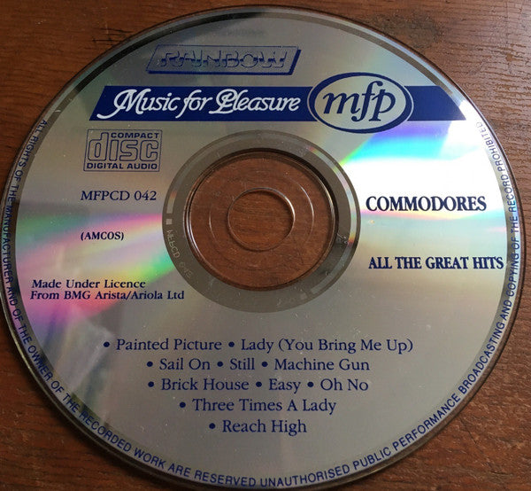 Commodores : All The Great Hits (CD, Comp)