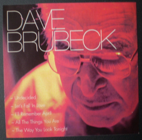 Dave Brubeck : Dave Brubeck (CD, Comp)